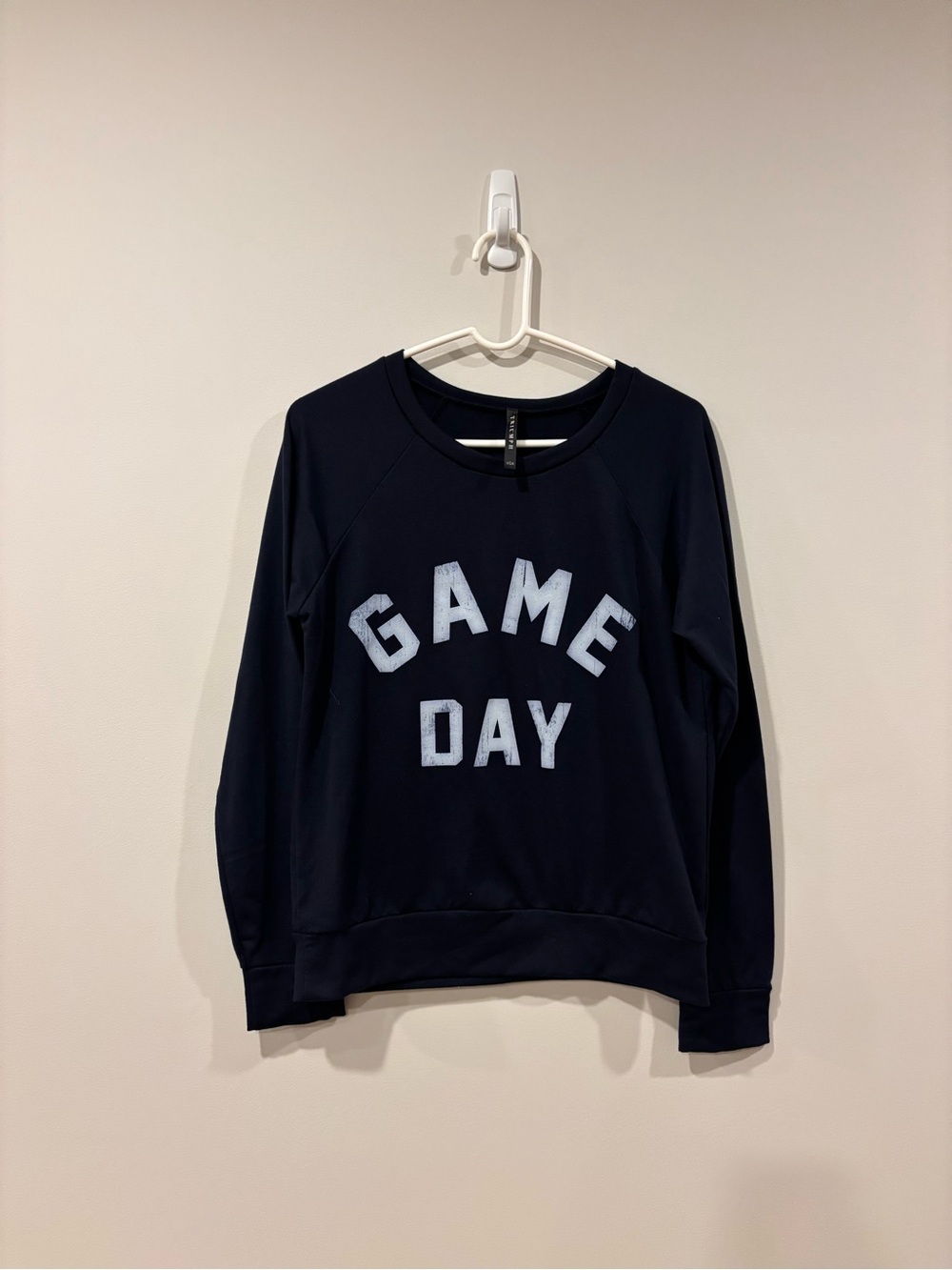 Triumph Game Day Football Season Long Sleeve Crewneck Lightweight Women Small